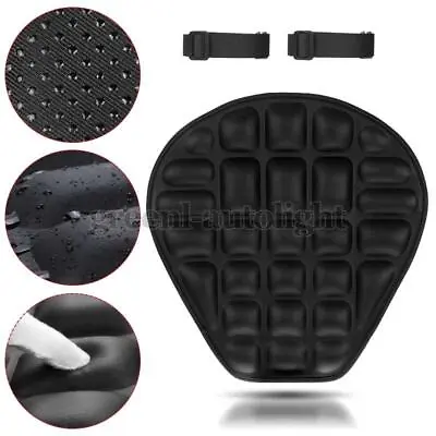 Motorcycle Seat Pad Comfort Cushion PU Waterproof Pillow Cover Pressure Relief • $18.99