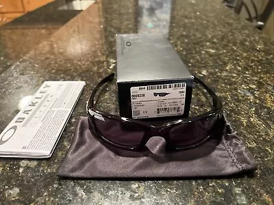 Oakley FIVES Squared Sunglass 9238.  Polished Black/Grey.  New In Box. • $65