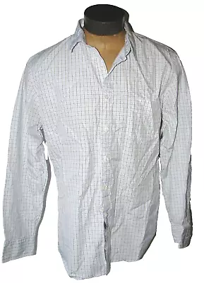 J.Crew Haberdashery 80's 2-Ply Men's Long Sleeve Button Dress Shirt-Sz.XL/17-1/2 • $22.10