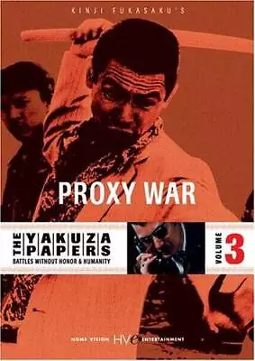 The Yakuza Papers Vol 3 - Proxy War - DVD By Bunta Sugawara - GOOD • $8.98