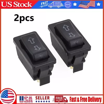 /2x UNIVERSAL 12V 2 WAY MOMENTARY ELECTRIC  AERIAL UP DOWN ROCKER SWITCH/ • $11.61