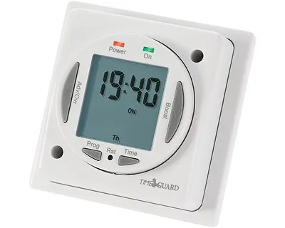 Digital Time Switch 7 Day/24 Hour Immersion Heater Compact Timer Plug Timeguard • £41.04