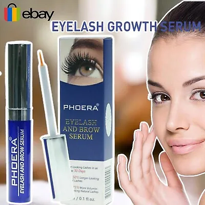 Phoera Eye Brow Lash Growth Serum Thicker Eyebrow Eyelash Enhancing Conditioner • £4.20