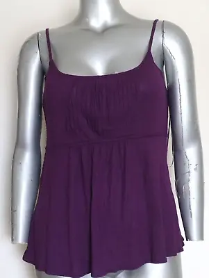 WOMAN MOSSIMO CAMI TANK TOP Size XL Lightweight Stretch Adjustable Straps Purple • $5.99