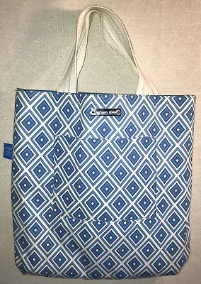 $25 • Buy Michael Kors Island Capri Reversible 100% Cotton Tote Purse Bag