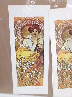 Topaz Mucha Advertisement Reprint Mini Vintage Poster Cng2235 • $47.47