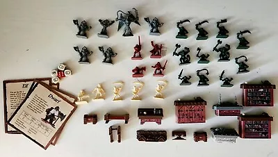 Vintage 1989 HeroQuest Board Game Figure Lot HERO QUEST Parts Miniatures Pieces • $39.95