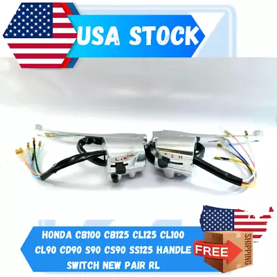 Honda CB100 CB125 CL125 CL100 CL90 CD90 S90 CS90 SS125 Handle Switch NEW Pair RL • $66