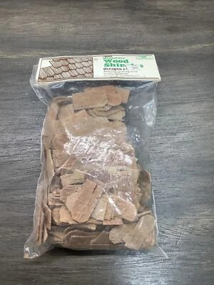 $9 • Buy Greenleaf Miniature Octagonal Dollhouse Wood Shingles #9006 NOS Sealed Octagon