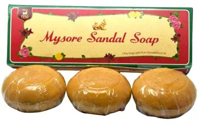 Mysore Sandal Soap 450 G (Pack Of 3) For Excellent Moisturizingnourishing Skin • $19