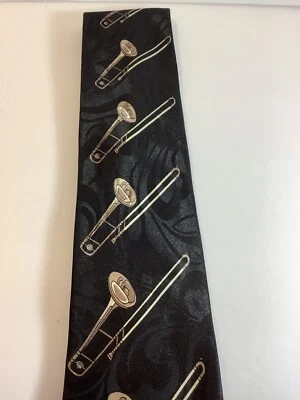 $4.50 • Buy Steven Harris Hand Made Trombone Mens Tie