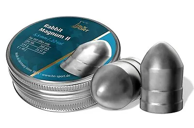 H&N Rabbit Magnum II .22 & .177 Air Pellets PCP  Full Tins Fast UK Dispatch • £11.95