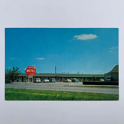 Postcard Indiana Markle IN Slumber Inn Motel 1960s Chrome Unposted • $1