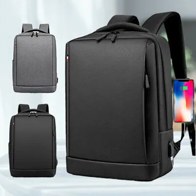 15.6  New Fashion Mens Canvas School Backpack Casual Notebook Travel Laptop Bag • $27.16
