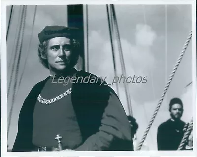 1985 Actor Gabriel Byrne As Christopher Columbus Original News Service Photo • $14.99