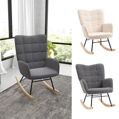 £99.99 • Buy Nursing Rocking Chair Nursery Glider Rocker Armchair For Living Room