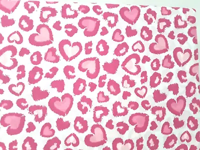 Maggie Miller Twin Sheet Set HEARTS On White Background Brand NEW Bed Sheet Set • $44.95