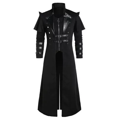Fashion Dress Men\'s 1pcs Vintage Medieval Tailcoat Jacket Victorian • $55.63