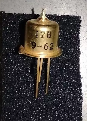 Vintage Rare Western Electric 12B PNP Germ. Alloy Transistor/P-6 Pkg/Gold Plated • $109.99