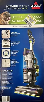 BISSELL PowerLifter Swivel Lift-Off Pet Upright Vacuum Cleaner  2920F Gray | New • $119.95