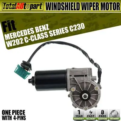 Windshield Wiper Motor Front For Mercedes-Benz W202 C230 C280 C43 AMG 1998-2000 • $45.27