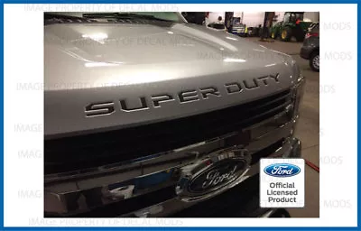 2022 Ford F250 F350 Super Duty HOOD GRILLE Letters Insert Decals Stickers Inlays • $25.93