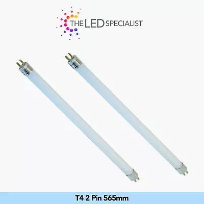 2x 20W T4 2 Pin 565mm Fluorescent Tube Strip Light Bulb 4000K Cool White Lamp • £13.99