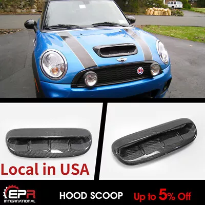 For 2006 Mini Cooper S R53 Type DG Style Carbon Fiber Hood Scoop Vents Bodykits  • $159