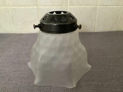 £19.50 • Buy Vintage Acid Dimpled Pendant / Table Lamp Glass + Brass Gallery.