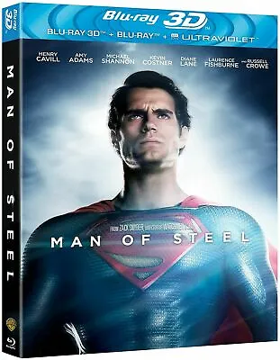 Man Of Steel 3D + 2D (Blu-Ray) With Slipcover • $14.98