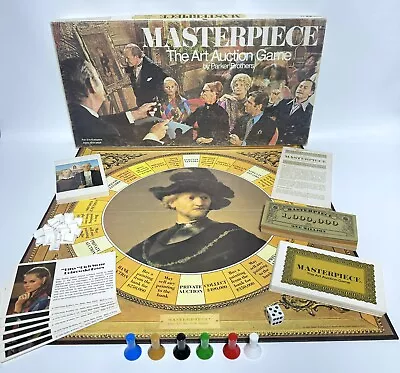 Vintage Masterpiece Art Auction Board Game 1970 Complete • £57.90