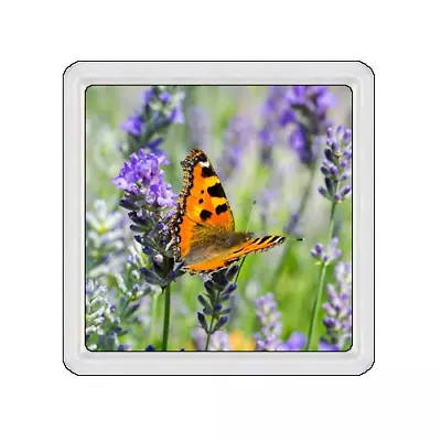 £3.99 • Buy Butterfly Lavender Coaster Cup Mat Acrylic Novelty Gift
