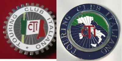 Car Badge- Touring Club Italiano Set Of 2pcs Mg Jaguar Triumph Porsche Audi Vw • $90