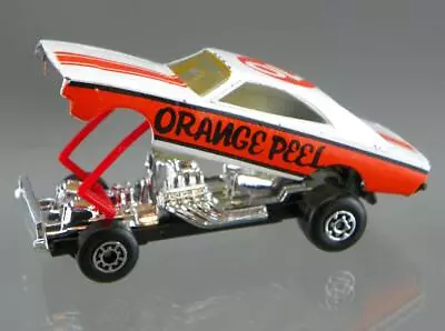 Vintage 1971 Matchbox #74 Diecast 1/64 Dodge Charger Orange Peel 70 Dragster Car • $29.97