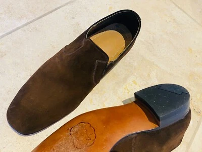 £42 • Buy NICE Vintage 60's Brown Suede Mens Shoes Made In ENGLAND
