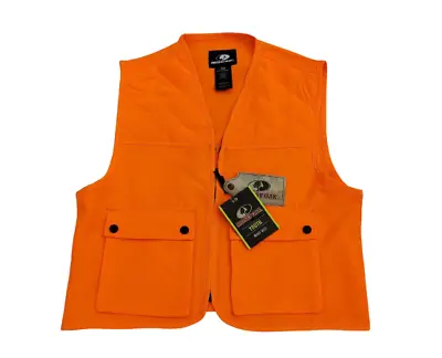 $17.95 • Buy Youth Hunting Safety Vest Mossy Oak Blaze Orange Padded Shoulders Sizing Choice