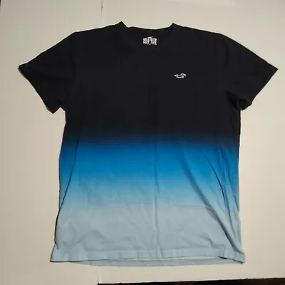 Hollister Must Have Collection Black Blue Short Sleeve T-Shirt Large Men's • $7.99