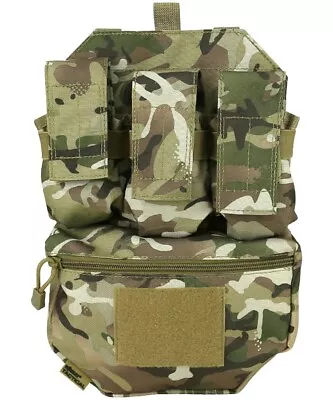 £19.99 • Buy Kombat UK Guardian Tactical Assault Panel MOLLE Back Map Platform Tan Green MTP