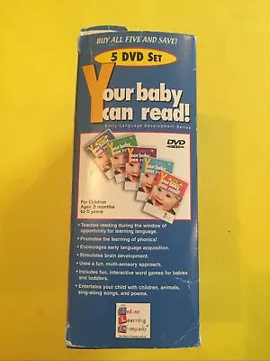 Your Baby Can Read Early Language Development Series (5 Disc) • £9.99