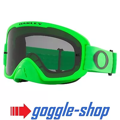 Oakley O-frame 2.0 Pro Goggles Motocross Mx - Moto Green / Smoke Lens • $43.51