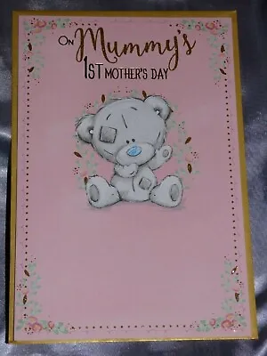 £2.89 • Buy 1st Mothers Day Card To Mummy First Tatty Teddy Blue Nose Bear Me To You Quality
