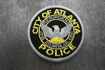 £4.49 • Buy City Of Atlanta Police USA Woven Cloth Patch Badge (L46S)
