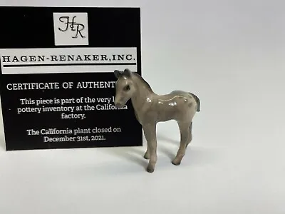 Hagen Renaker #807 2011-1 Appaloosa Gray Foal NOS Last Of The Factory Stock  • $15.99