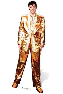 Elvis Presley The King Gold Lame Suit Cardboard Cutout-182cm Tall-At Your Party • $49.79