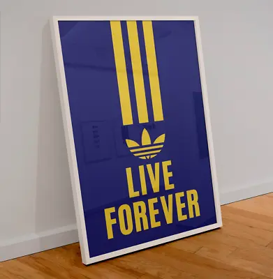 Oasis Live Forever Poster - Liam Noel Gallagher Print - Britpop Wall Art A3 • £12.99