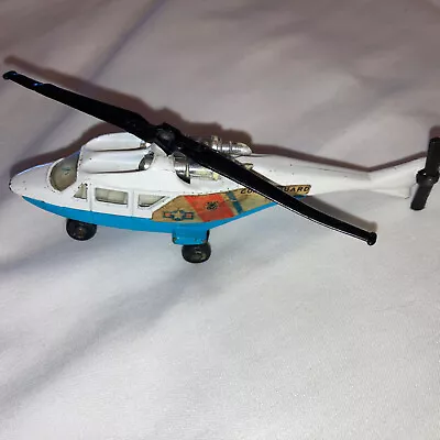 Matchbox~lesney~1976~sky-busters~sb-20~ Superfast~coast Guard~diecast Helicopter • $5