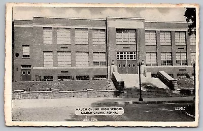 Mauch Chunk High School Pennsylvania PA WB Postcard PM Cancel WOB Note VTG 1c • $7.99