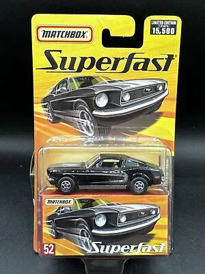 2006 Matchbox Superfast #52 BLACK FORD MUSTANG 428 LE 15500 FREE SHIPPING • $19.99