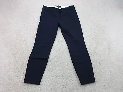 J Crew Pants Women 2 Blue Pockets Chino Minnie Lightweight Casual Ladies • $14.16