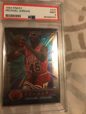 1994 Finest Basketball  #331 Michael Jordan Psa 9 MINT • $250